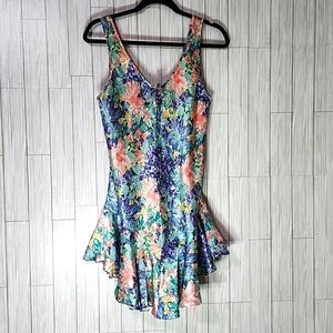 Vintage Floral Slip Dress sz S
